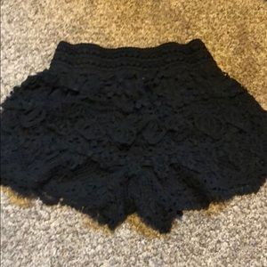 Crocheted shorts